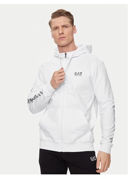 EA7 Emporio Armani Bluza 8NPM13 PJ05Z 1100 Biały Regular Fit ze sklepu MODIVO w kategorii Bluzy męskie - zdjęcie 181108780