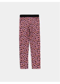 Coccodrillo Legginsy WC4122104CEK Różowy Slim Fit ze sklepu MODIVO w kategorii Spodnie dziewczęce - zdjęcie 181108870