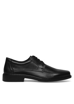Rieker Półbuty B0812-00 Czarny ze sklepu MODIVO w kategorii Buty eleganckie męskie - zdjęcie 181108973