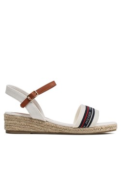 Tommy Hilfiger Espadryle Rope Wedge T3A7-32777-0048X100 S Biały ze sklepu MODIVO w kategorii Espadryle damskie - zdjęcie 181109082