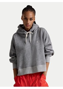 Polo Ralph Lauren Bluza 211910189001 Szary Oversize ze sklepu MODIVO w kategorii Bluzy damskie - zdjęcie 181109104