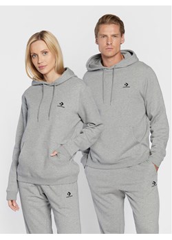 Converse Bluza Unisex Go-To Embroidered Star Chevron 10024509-A06 Szary Standard Fit ze sklepu MODIVO w kategorii Bluzy męskie - zdjęcie 181109160