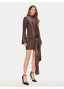 BARDOT Sukienka koktajlowa 59556DB Brązowy Slim Fit ze sklepu MODIVO w kategorii Sukienki - zdjęcie 181109190