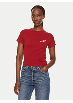 Levi's® T-Shirt Essential Sporty A8798-0025 Czerwony Slim Fit - id: 0000304240546 - marki Levi's - 181109193 Levi's® T-Shirt Essential Sporty A8798-0025 Czerwony Slim Fit ze sklepu MODIVO w kategorii Bluzki damskie - zdjęcie 181109193