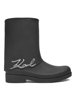 KARL LAGERFELD Kalosze Kalosh KL47064 Czarny ze sklepu MODIVO w kategorii Kalosze damskie - zdjęcie 181109323