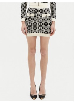 Elisabetta Franchi Spódnica mini GK-04B-47E2-V260 Czarny Slim Fit ze sklepu MODIVO w kategorii Spódnice - zdjęcie 181109412
