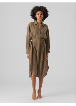 Vero Moda Sukienka codzienna Chris 10292485 Zielony Regular Fit ze sklepu MODIVO w kategorii Sukienki - zdjęcie 181109583
