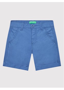 United Colors Of Benetton Szorty materiałowe 4AC759270 Niebieski Regular Fit - id: 0000300236901 - marki United Colors Of Benetton - 181109602 United Colors Of Benetton Szorty materiałowe 4AC759270 Niebieski Regular Fit ze sklepu MODIVO w kategorii Spodenki chłopięce - zdjęcie 181109602
