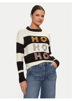 Brave Soul Sweter LKX-230TRIHO Écru Regular Fit ze sklepu MODIVO w kategorii Swetry damskie - zdjęcie 181109690