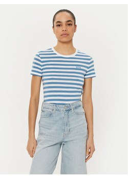 BOSS T-Shirt C_Esla_Striped 50504192 Niebieski Regular Fit ze sklepu MODIVO w kategorii Bluzki damskie - zdjęcie 181109694