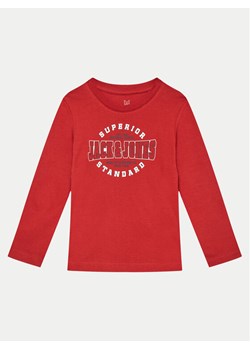 Jack&Jones Junior Bluzka Logo 12258882 Czerwony Regular Fit ze sklepu MODIVO w kategorii T-shirty chłopięce - zdjęcie 181109732