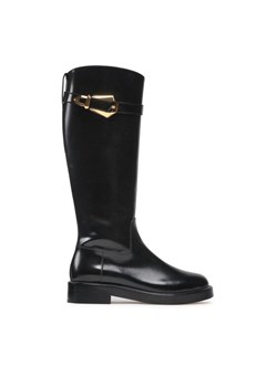 Alberta Ferretti Oficerki 22251A6201 8005 Czarny ze sklepu MODIVO w kategorii Kozaki damskie - zdjęcie 181109741