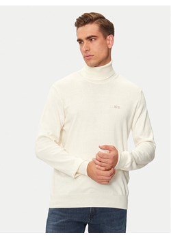 La Martina Golf ZMS019 YW091 Écru Regular Fit ze sklepu MODIVO w kategorii Swetry męskie - zdjęcie 181109754