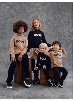 Boss Bluza J25Q15 S Czarny Regular Fit ze sklepu MODIVO w kategorii Bluzy chłopięce - zdjęcie 181109793