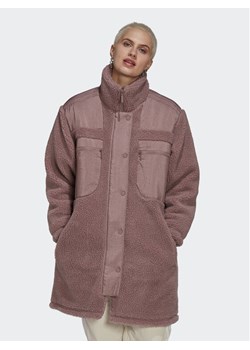 adidas Kurtka przejściowa Sherpa HK5257 Różowy Regular Fit ze sklepu MODIVO w kategorii Kurtki damskie - zdjęcie 181109812