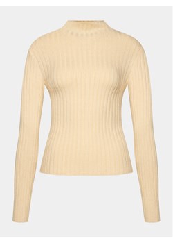Brave Soul Sweter LK-608LLOYDOTML Beżowy Regular Fit ze sklepu MODIVO w kategorii Swetry damskie - zdjęcie 181109901