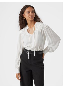 Vero Moda Bluzka Bumpy 10300602 Biały Regular Fit ze sklepu MODIVO w kategorii Bluzki damskie - zdjęcie 181109924