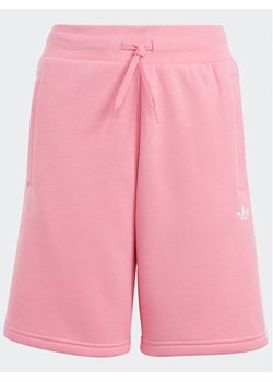 adidas Szorty sportowe Adicolor Shorts H60093 Różowy Regular Fit ze sklepu MODIVO w kategorii Spodenki dziewczęce - zdjęcie 181109990