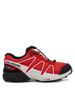 Salomon Trekkingi Speedcross Waterproof L47733800 Czerwony ze sklepu MODIVO w kategorii Buty trekkingowe dziecięce - zdjęcie 181110111