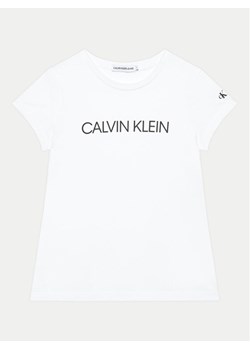 Calvin Klein Jeans T-Shirt IG0IG00380 Biały Regular Fit ze sklepu MODIVO w kategorii T-shirty chłopięce - zdjęcie 181110131