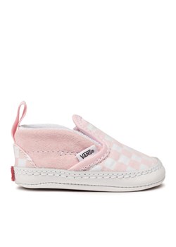 Vans Tenisówki Slip-On V Crib VN0A2XSL04E1 Różowy ze sklepu MODIVO w kategorii Buciki niemowlęce - zdjęcie 181110351