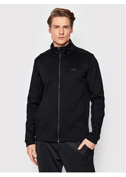 Boss Bluza Skaz Curved 50469097 Czarny Regular Fit ze sklepu MODIVO w kategorii Bluzy męskie - zdjęcie 181110383