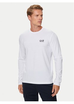 EA7 Emporio Armani Longsleeve 8NPT28 PJVQZ 1100 Biały Regular Fit ze sklepu MODIVO w kategorii T-shirty męskie - zdjęcie 181110392
