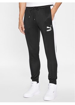 Puma Spodnie dresowe Iconic T7 530098 Czarny Regular Fit ze sklepu MODIVO w kategorii Spodnie męskie - zdjęcie 181110413