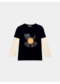 Tom Tailor Bluzka 1037530 Granatowy Regular Fit ze sklepu MODIVO w kategorii T-shirty chłopięce - zdjęcie 181110654