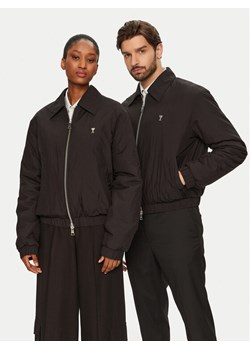 AMI PARIS Kurtka przejściowa HJK034.PA0009 Czarny Regular Fit ze sklepu MODIVO w kategorii Kurtki damskie - zdjęcie 181110661