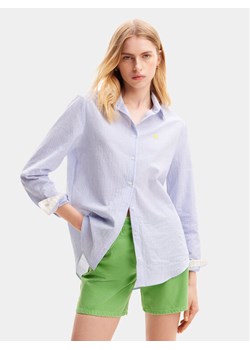 Desigual Koszula Hamburgo 24SWCW37 Niebieski Regular Fit ze sklepu MODIVO w kategorii Koszule damskie - zdjęcie 181110823