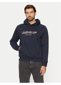 Jack&Jones Bluza Vesterbro 12265766 Granatowy Relaxed Fit ze sklepu MODIVO w kategorii Bluzy męskie - zdjęcie 181110901