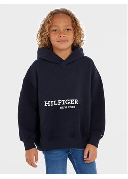 Tommy Hilfiger Bluza Logo KB0KB08298 D Granatowy Regular Fit ze sklepu MODIVO w kategorii Bluzy chłopięce - zdjęcie 181110993