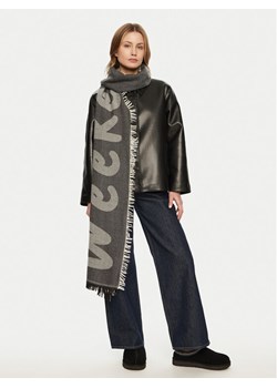 Weekend Max Mara Szal Flores 2515541064600 Czarny ze sklepu MODIVO w kategorii Szaliki i chusty damskie - zdjęcie 181111193