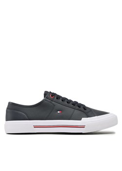 Tommy Hilfiger Tenisówki Core Corporate Vulc Leather FM0FM04561 Granatowy ze sklepu MODIVO w kategorii Trampki męskie - zdjęcie 181111370