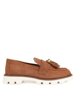 Gino Rossi Loafersy SIMON-115856. Brązowy ze sklepu MODIVO w kategorii Lordsy damskie - zdjęcie 181111383