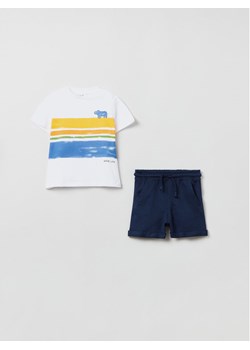 OVS Komplet t-shirt i szorty sportowe 1759100 Niebieski Regular Fit ze sklepu MODIVO w kategorii Komplety niemowlęce - zdjęcie 181111463
