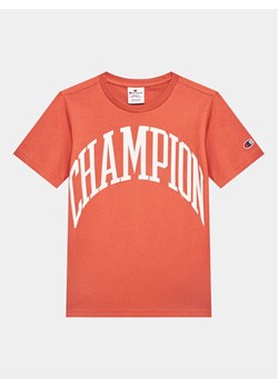 Champion T-Shirt 306362 Brązowy Regular Fit ze sklepu MODIVO w kategorii T-shirty chłopięce - zdjęcie 181111664