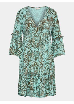 Selmark Sukienka letnia Vestido BJ295 Zielony Regular Fit ze sklepu MODIVO w kategorii Sukienki - zdjęcie 181111682