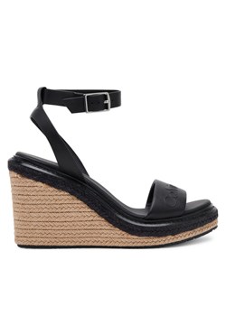Calvin Klein Espadryle Wedge Sandal 70 - He HW0HW02376 Czarny ze sklepu MODIVO w kategorii Espadryle damskie - zdjęcie 181111684