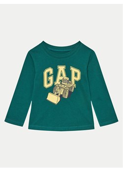 Gap Bluzka 609705-02 Zielony Regular Fit ze sklepu MODIVO w kategorii T-shirty chłopięce - zdjęcie 181111774