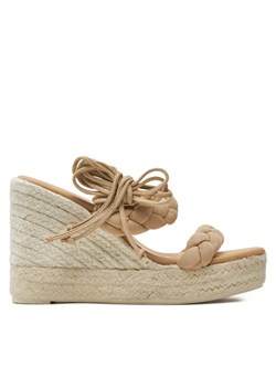 Manebi Espadryle Hamptons Two Braided Bands Wedge Espadrilles M 1.1 WE Beżowy ze sklepu MODIVO w kategorii Espadryle damskie - zdjęcie 181111890