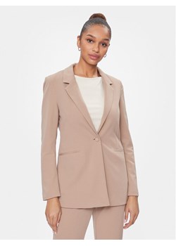 Vero Moda Marynarka Sara 10299864 Beżowy Slim Fit ze sklepu MODIVO w kategorii Marynarki damskie - zdjęcie 181111941