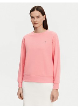 Gant Bluza Shield 4201414 Różowy Relaxed Fit ze sklepu MODIVO w kategorii Bluzy damskie - zdjęcie 181112072