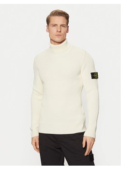Stone Island Golf 8115552C2 Écru Regular Fit ze sklepu MODIVO w kategorii Swetry męskie - zdjęcie 181112090