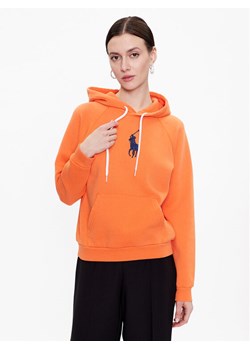 Polo Ralph Lauren Bluza 211892658003 Pomarańczowy Regular Fit ze sklepu MODIVO w kategorii Bluzy damskie - zdjęcie 181112161