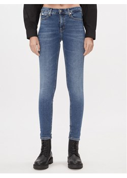 Calvin Klein Jeans Jeansy J20J221581 Niebieski Skinny Fit ze sklepu MODIVO w kategorii Jeansy damskie - zdjęcie 181112170