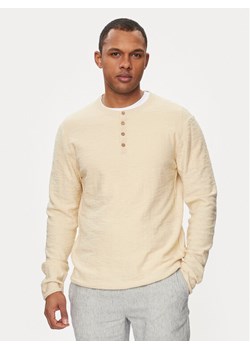 INDICODE Sweter Mattiaxa 30-458 Beżowy Regular Fit ze sklepu MODIVO w kategorii Swetry męskie - zdjęcie 181112174