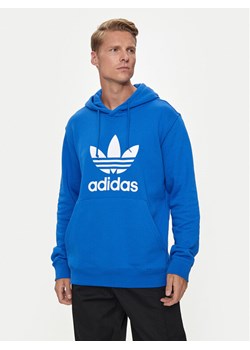 adidas Bluza adicolor Classics Trefoil IZ1855 Niebieski Regular Fit ze sklepu MODIVO w kategorii Bluzy męskie - zdjęcie 181112193