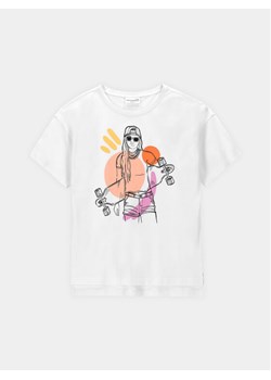 Coccodrillo T-Shirt WC4143202CEJ Biały Regular Fit ze sklepu MODIVO w kategorii Bluzki dziewczęce - zdjęcie 181112200